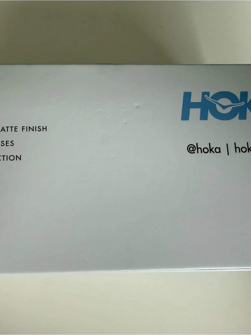 Hoka Sprint Sight Black Frame Sunglasses with Blue Mirrored Lense